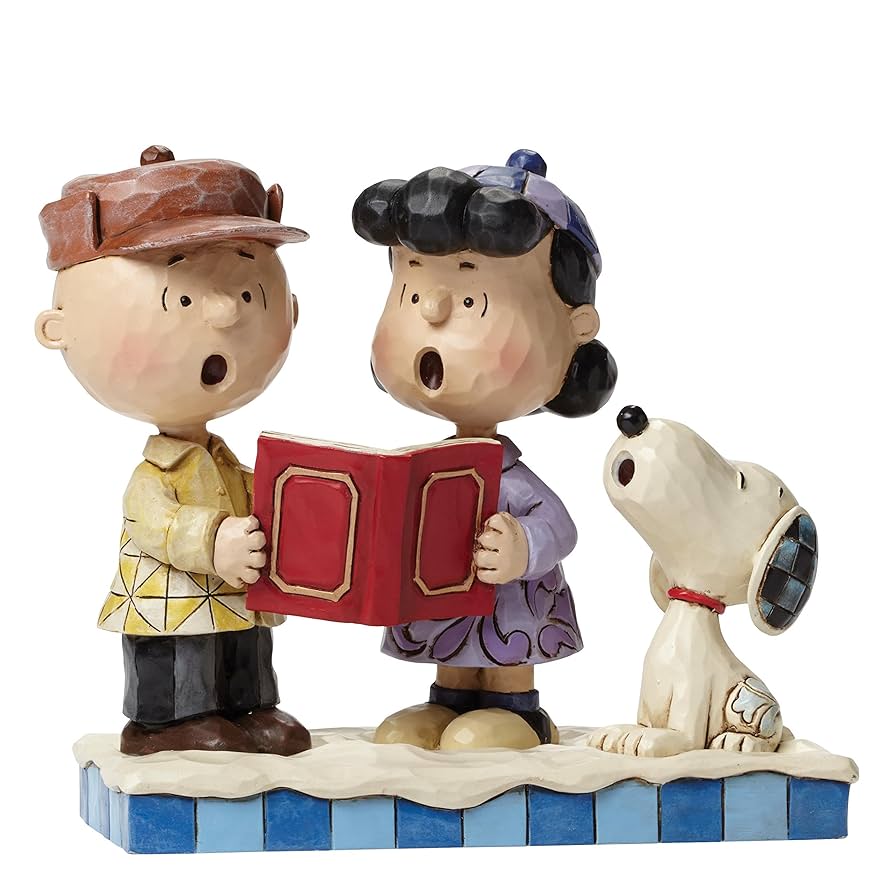 Amazon.com: Peanuts by Jim Shore Charlie Brown, Lucy and